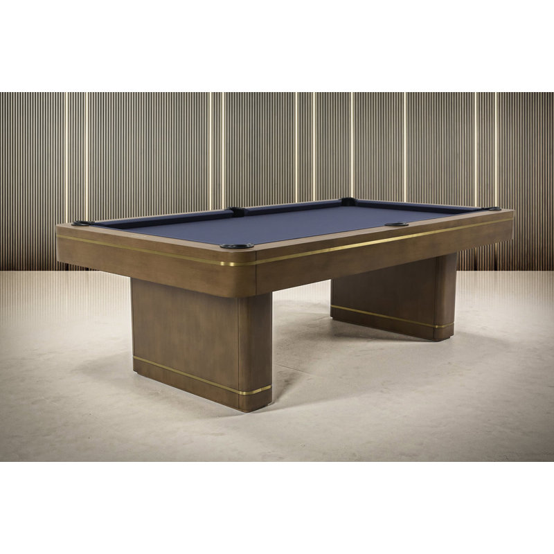 Deco 8' Slate Pool Table In Glazed Maple With Professional Installation Included