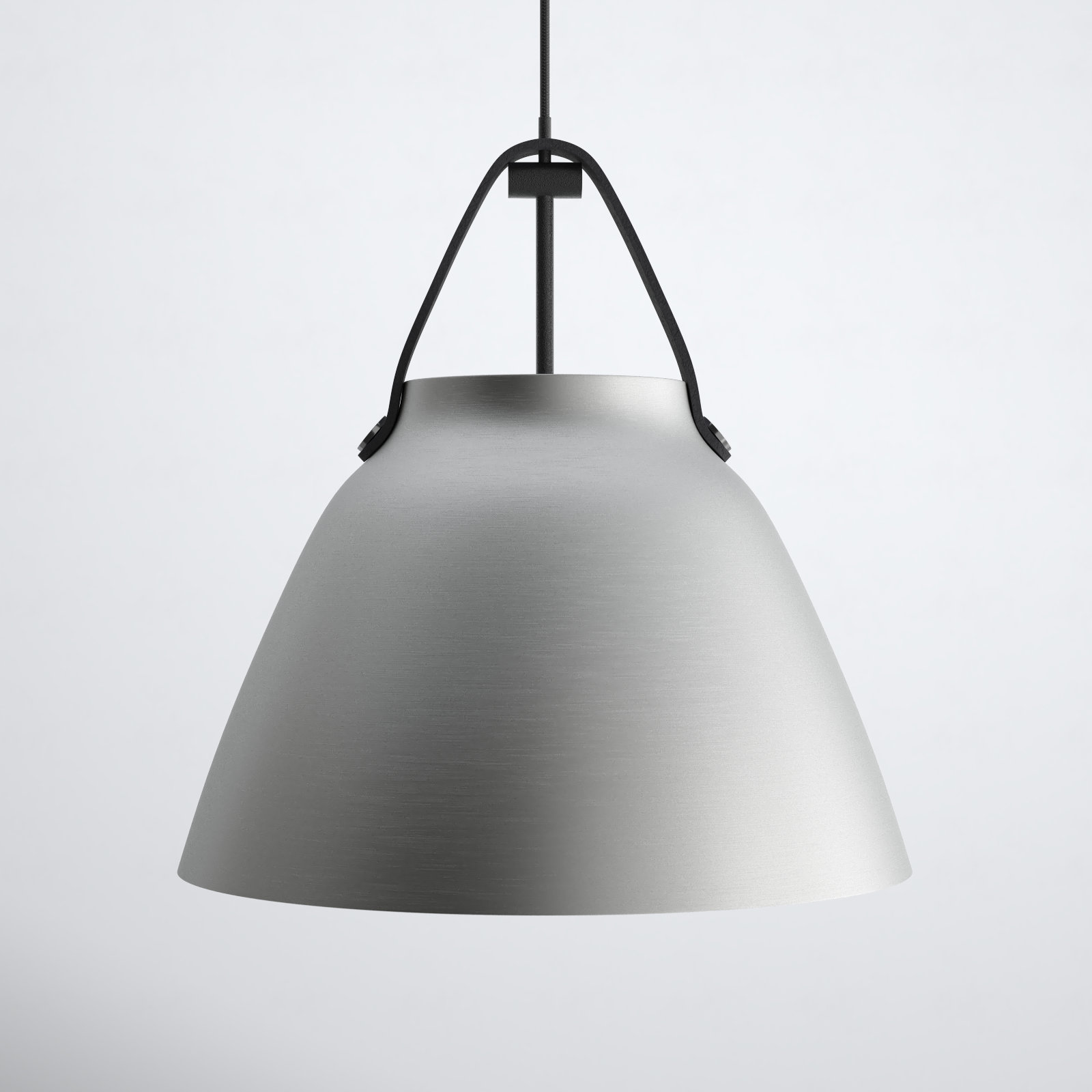 Gianni Dimmable Dome Single Light Pendant, Black/Brushed Patinum, 14.5" H x 14.25" W x 14.25" D