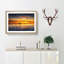 A Boat At Sunset - Single Picture Frame Painting on MDF-56628016-56628020