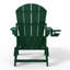 Chaise Adirondack d'extérieur réglable et pliante avec porte-gobelet et repose-pieds dissimulé-1802119733