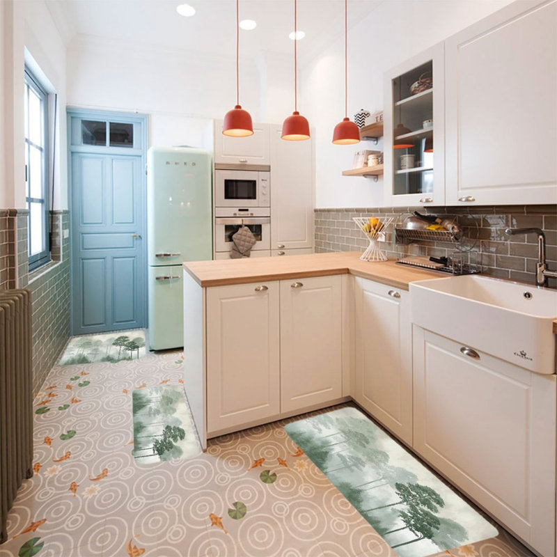 Ensemble de 3 tapis de cuisine Misty