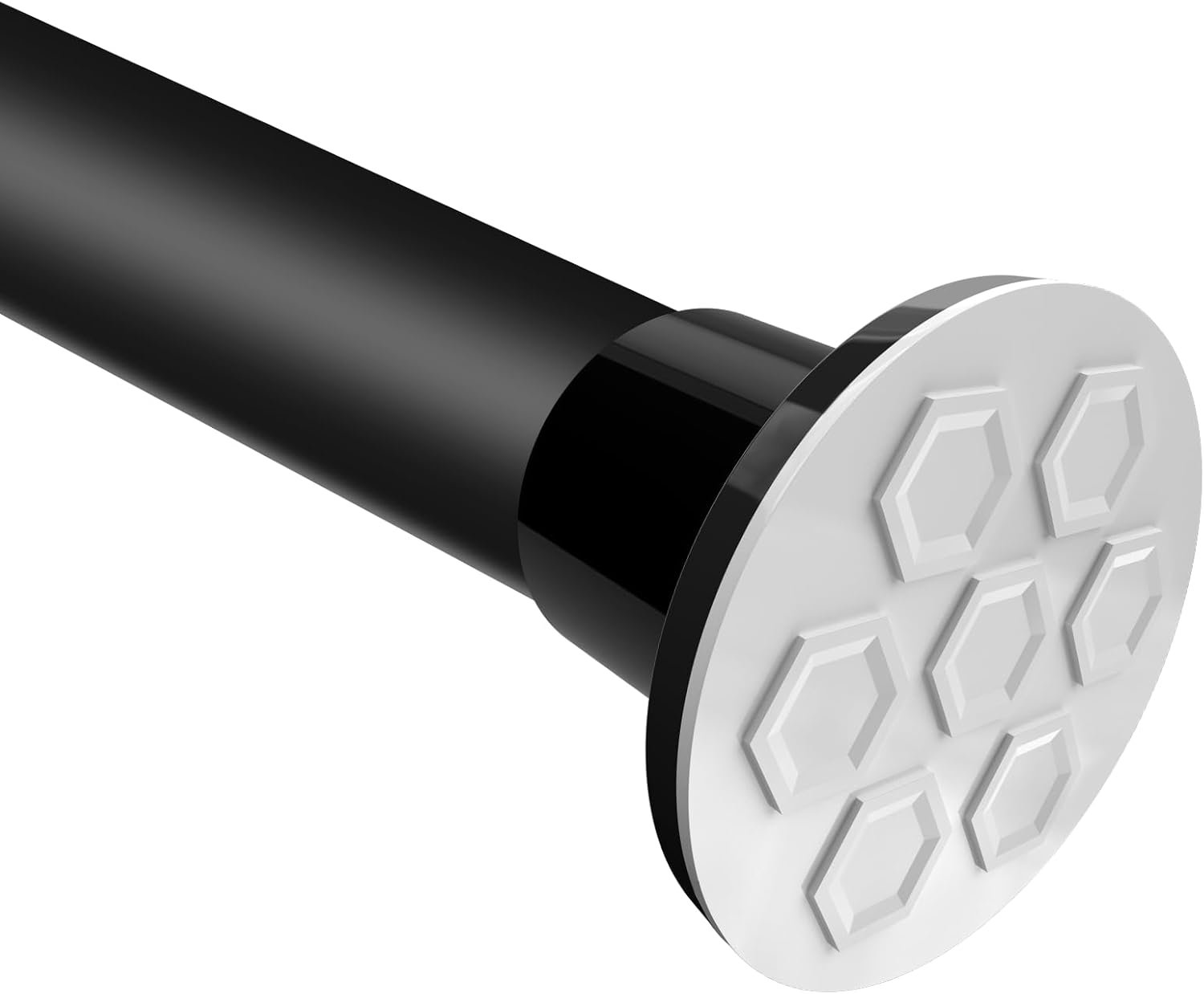 BEFIHO Tension Curtain Rod,102-120 Inch No Drilling Tension Rods For ...