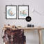 «Blue Sleepy Elephant», ensemble de 2 toiles flottantes encadrées par LSR Design Studio-343790428-343790425