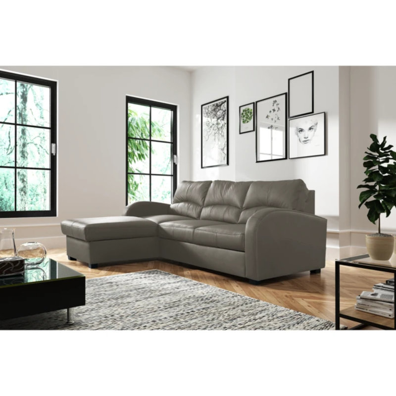 Fridulf Corner Sofa Bed, Gray, Left Hand Facing