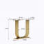 Console moderne en bois imitation marbre