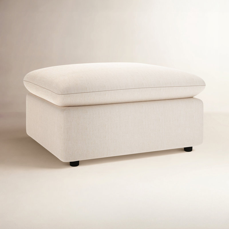 Repose-pieds Kallie, Chenille Crypton® coquille d'œuf Nomad