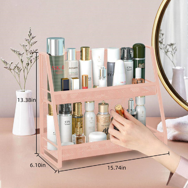 Kanja Makeup Organizer Rebrilliant Finish: White