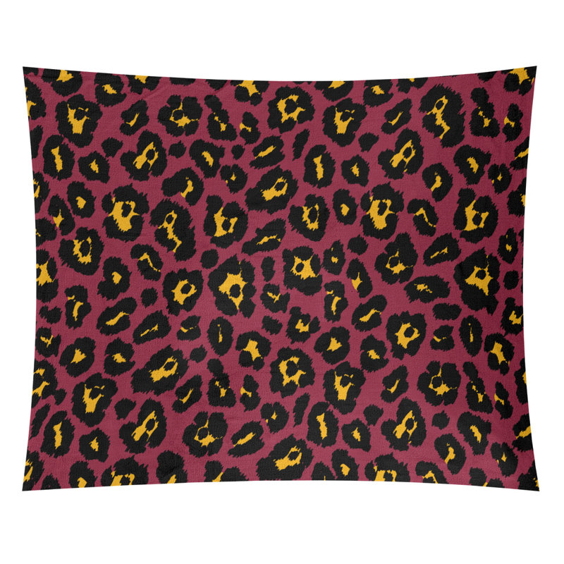 Tapisserie en microfibre de football de l'Arizona, Rouge/jaune, H 27,5 po x l 37,5 po