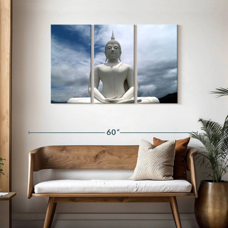 Adella Wat Thai Buddha, 28" H x 45" W