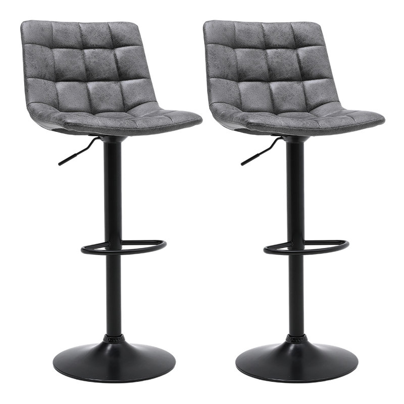 Upholstery Indoor Dining Chair Comfy Bar Stool (Set of 2)
