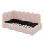 Canapé-lit moderne tapissier avec tête de lit, structure de lit simple en velours avec rangement hydraulique-1692962148