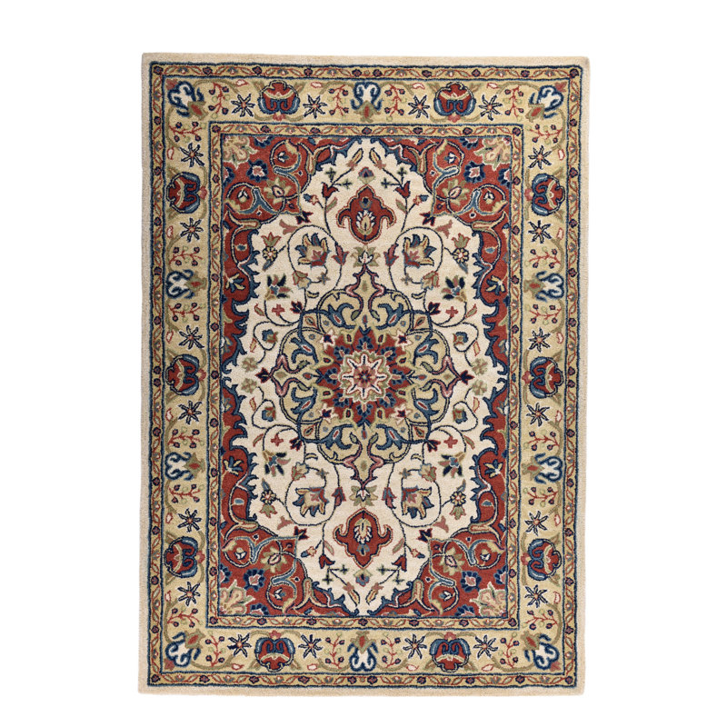 Oriental Hand Woven Area Rug, Rectangle 60 x 90cm