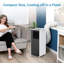 Ensemble de 2 climatiseurs portatifs de 8 000 BTU, unité de climatisation 3 en 1 avec refroidissement, déshumidificateur et ventilateur, installation rapide en 10 minutes, roues à 360 ° et ensemble de fenêtre global pour la maison et le bureau