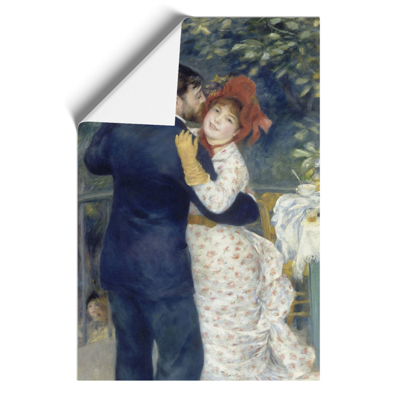 Country Dance by Pierre-Auguste Renoir - No Frame Painting, 42cm H x 30cm W x 0.1cm D