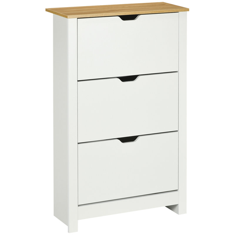 9-18 Pair Shoe Storage Cabinet, White
