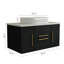 Meuble-lavabo suspendu moderne avec lavabo