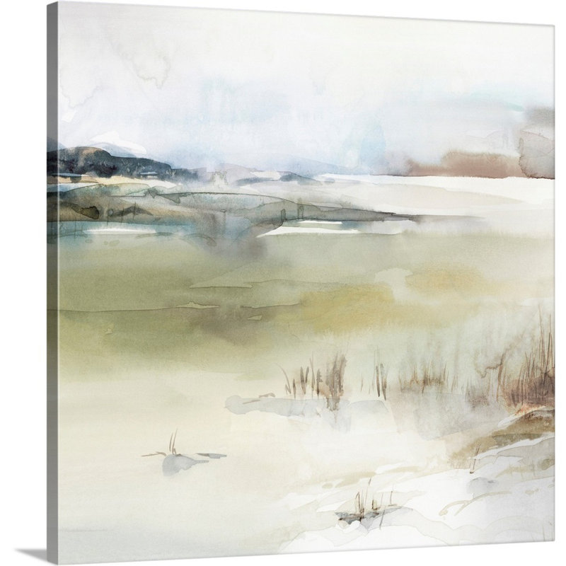 «Epilogue I» par Isabelle Z - reproduction d'art sur toile, H 12 po x l 12 po x 1,25 po, Canvas Gallery Wrap