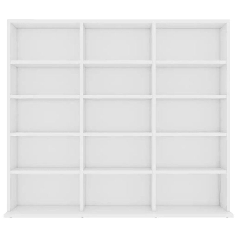 Solid Wood 89.5cm H Media Cabinet, White