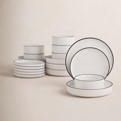 24-Piece Ceramic Dinnerware Set
