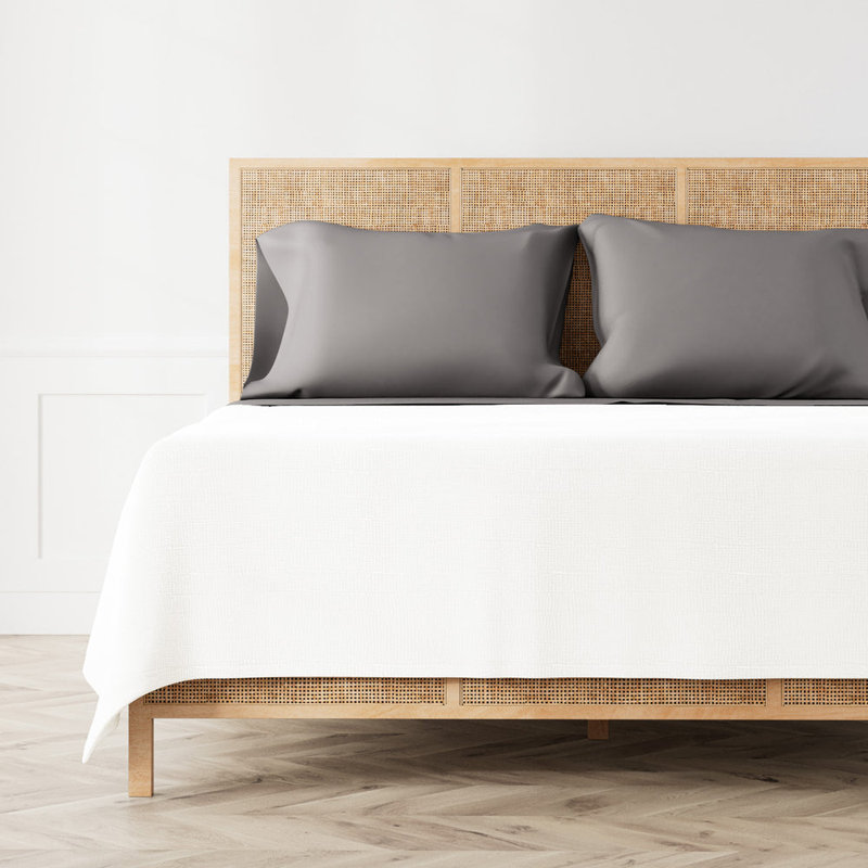Ensemble de draps TENCEL Ready-to-Bed, Ensemble de draps pour très grand lit avec 2 taie, Gris
