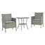 3-Piece PE Rattan Garden Furniture Bistro Set-294256879