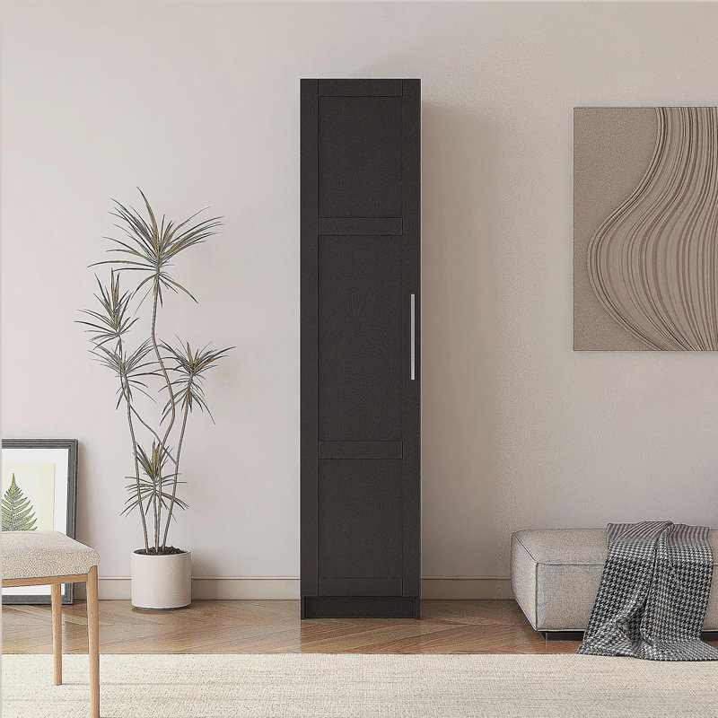 Armoire de rangement murale empilable, Black
