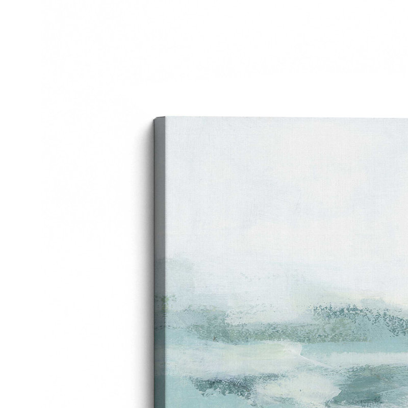 Impression sur toile tendue Gentle Aqua Ocean II, H 16 po x l 16 po