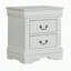 1pc Table de chevet blanche Louis Philippe-1458902446