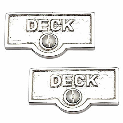 Deck Name Signs Labels Switch Plate Tag