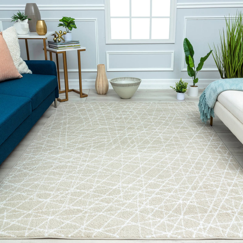 Nauris Performance Geometric Indoor Rug, Rectangle 8'3" x 10'0"