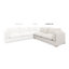 Canapé modulaire rembourré 3 pièces Bimini