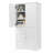 Wooden Frame Cabinet, Tall Storage Cabinet With Doorsand Three Drawers For Bathroom-626236513