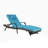 Outdoor Wicker Long Reclining Chair Set of 2 with Cushions-1893226355