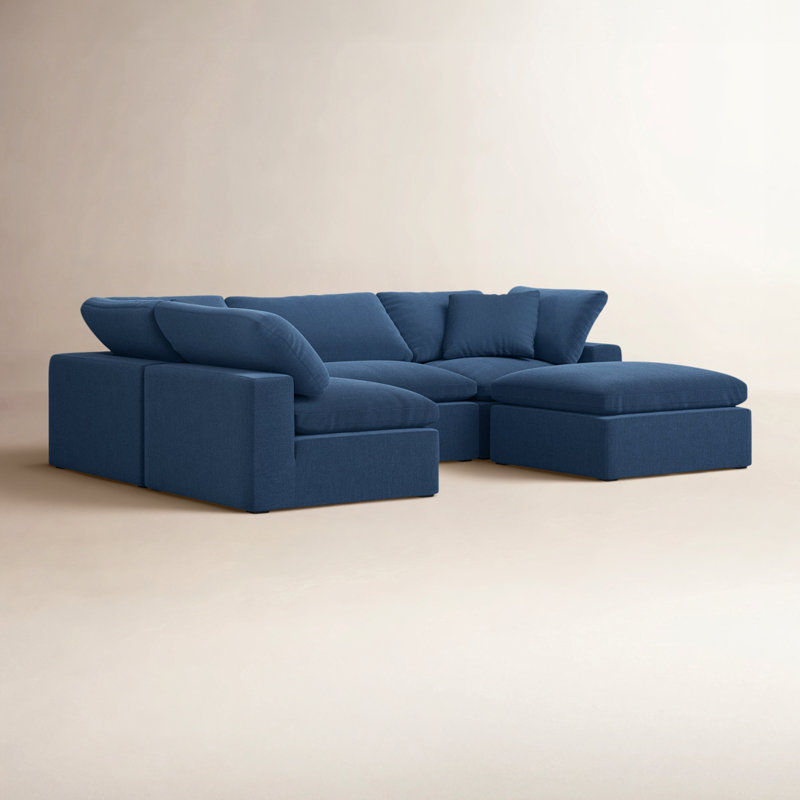 Canapé modulaire Calana, Marine, 5 morceaux