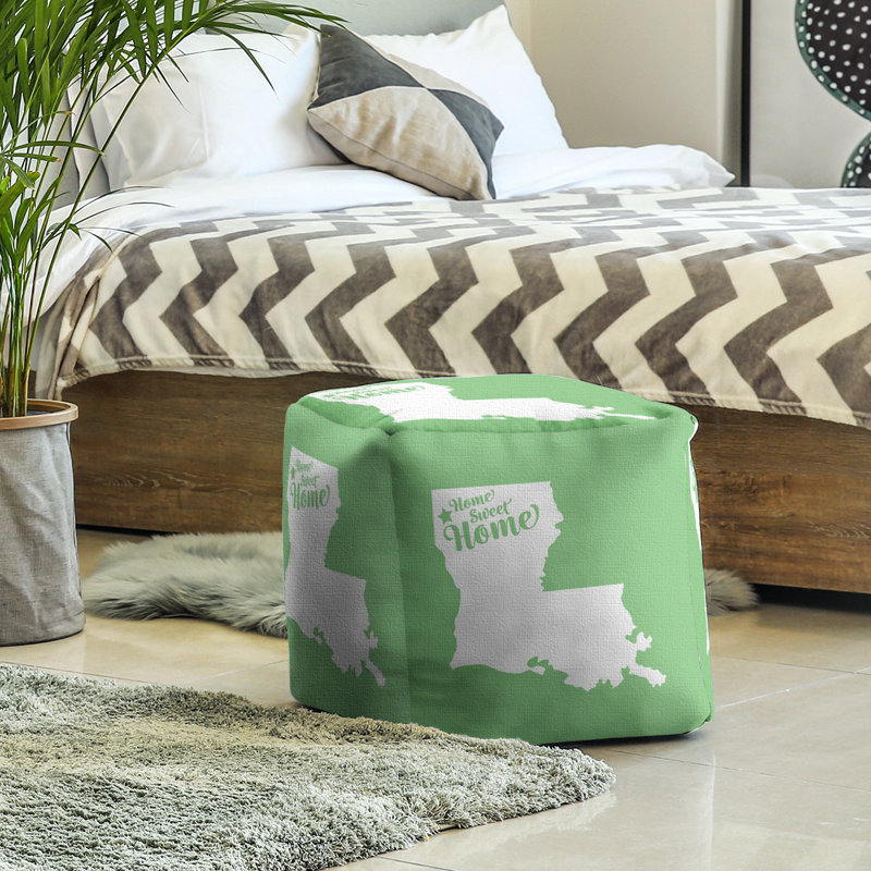 Repose-pieds à cubes shreveport the home, Vert