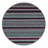 Machine Washable Horizontal Stripes Gray Area Rug-1498590745