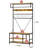 5 in 1 Hall Tree with Bench, with Bench and Shoe Storage-129908396