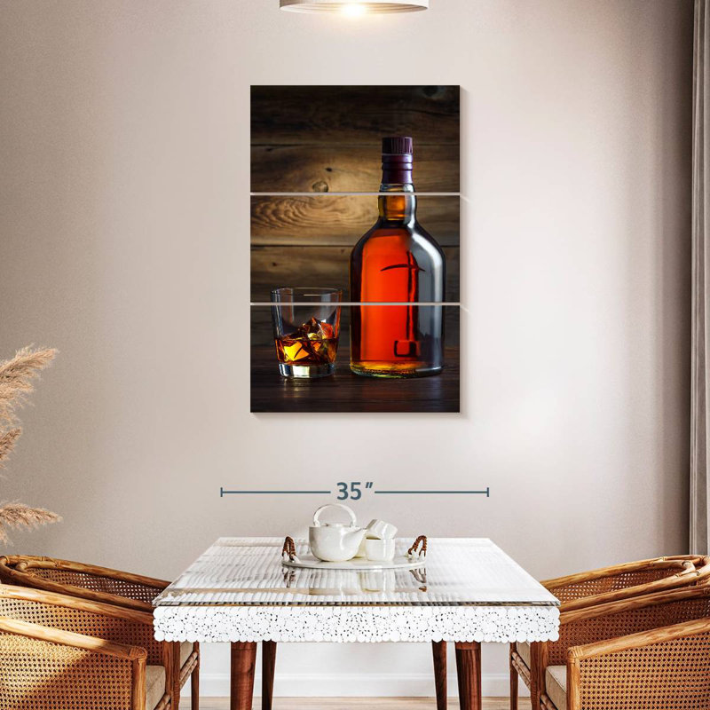 Yarlin Whiskey Bottle, 45" H x 28" W