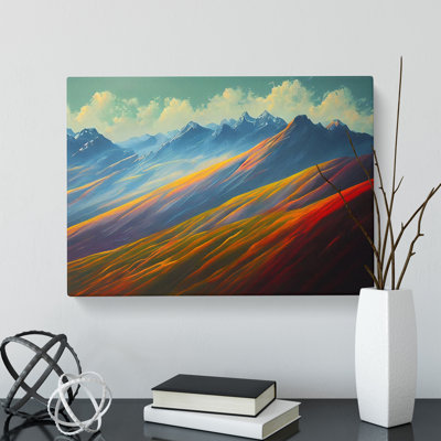 Stellar Mountains - Wrapped Canvas