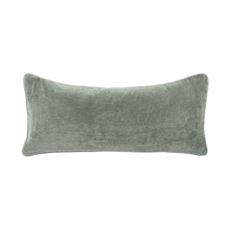 Heirloom Rectangle Throw Pillow, Bay Green