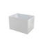 Baignoire autoportante CASAINC 100 cm (39,37 po) en acrylique blanc avec siège intégré, design ergonomique, forme rectangulaire