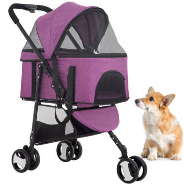 Panier de transport pour chien original coloris rose - Oh Pacha