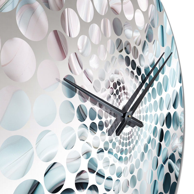 Maccoy - Horloge murale abstraite en marbre, Petit
