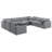 Itala Velvet U-Shaped Sectional Reversible-94482604
