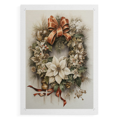 Art de Noël des Fêtes de Noël - Impression sur toile seulement - non encadrée