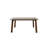 Dufrene 5Pc Indoor Natural Walnut And Wood Dining Set