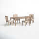 Samya 81.4'' Rectangular 4 - Person Outdoor Dining Set with Cushions