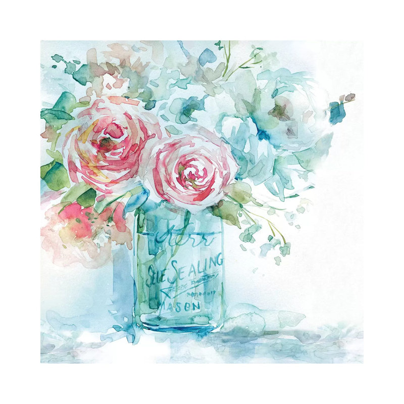 Sea & Glass I by Carol Robinson - Painting on Canvas, Wrapped Canvas, 66.04 cm H x 66.04 cm W x 1.91 cm D