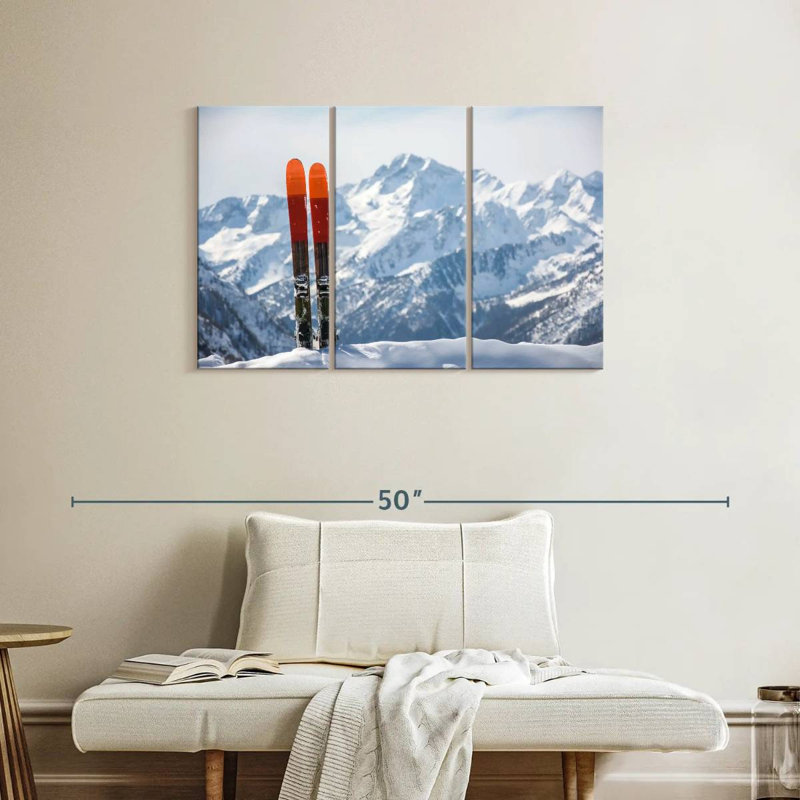 Skis de montagne Sireci, H 24 po x l 38 po