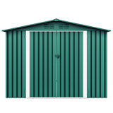 8 ft. W x 6 ft. D Galvanized Steel Storage Shed
